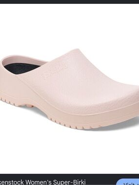 Birkenstock Women's Super-Birki Polyurethane in Light Rose woman’s 10